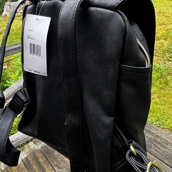 Betsey Johnson Black Backpack BM19670 School Bag - Picture 8 of 10